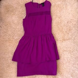 H&M bright purple dress